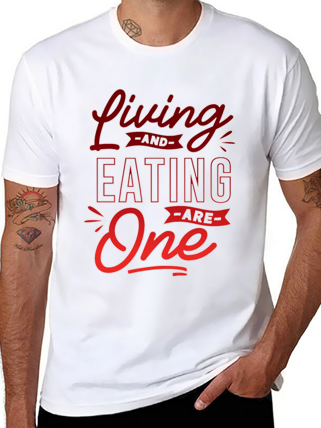 Living & Eating Are One Graphic Tee