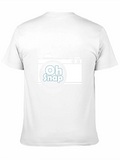 Oh Snap Camera Graphic Black T-Shirt