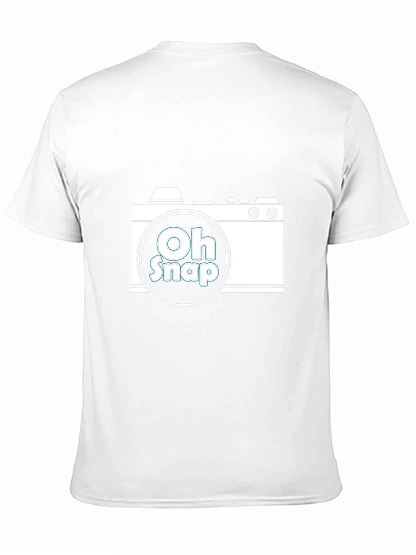 Oh Snap Camera Graphic Black T-Shirt
