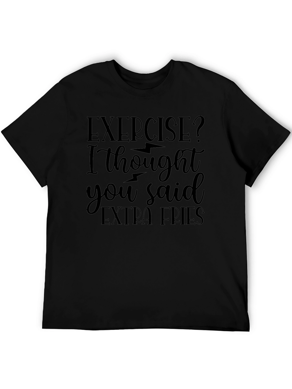Exercise? Extra Fries Graphic Tee
