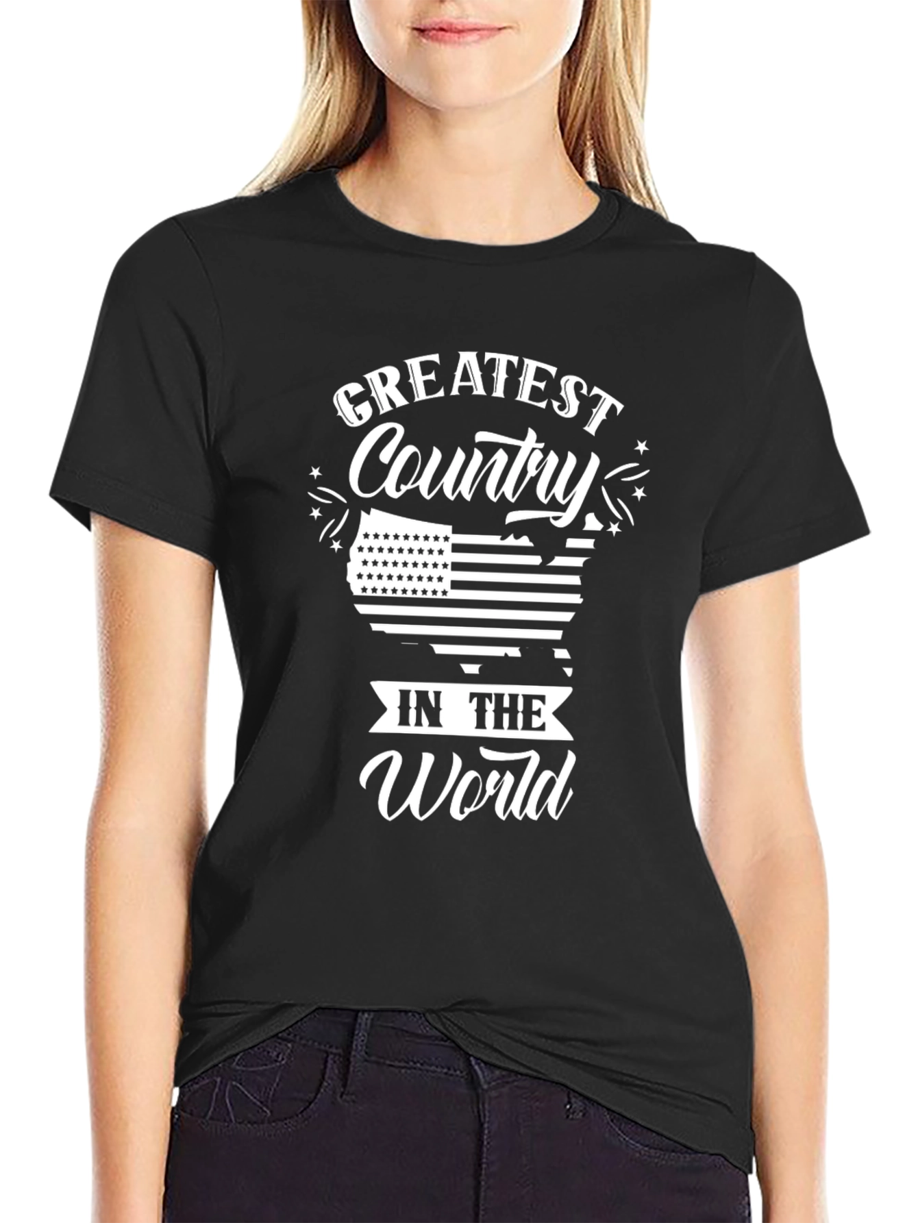 Greatest Country USA Flag T-Shirt