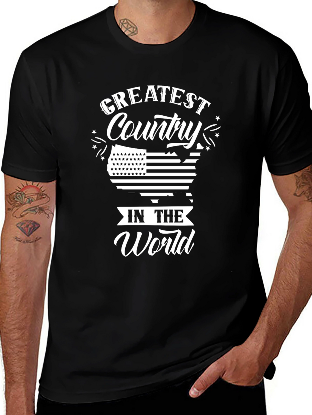 Greatest Country USA Flag T-Shirt