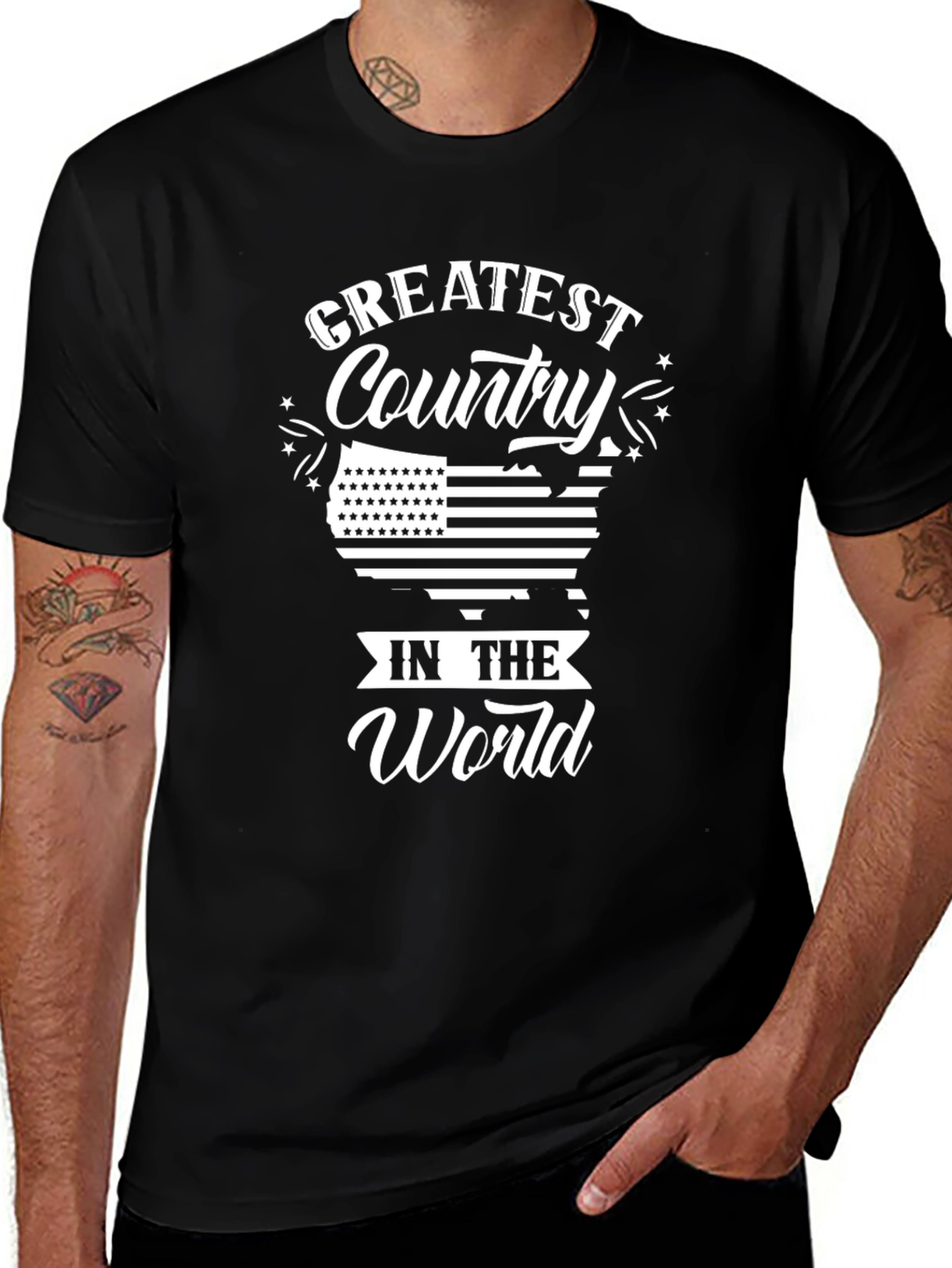 Greatest Country USA Flag T-Shirt