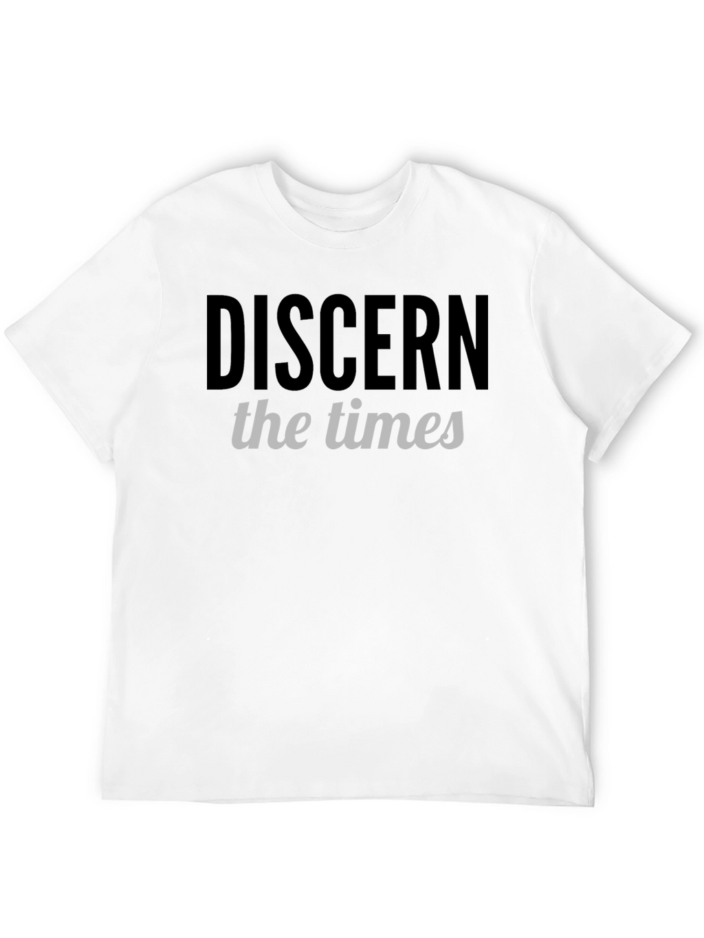 Discern the Times Graphic T-Shirt - Black