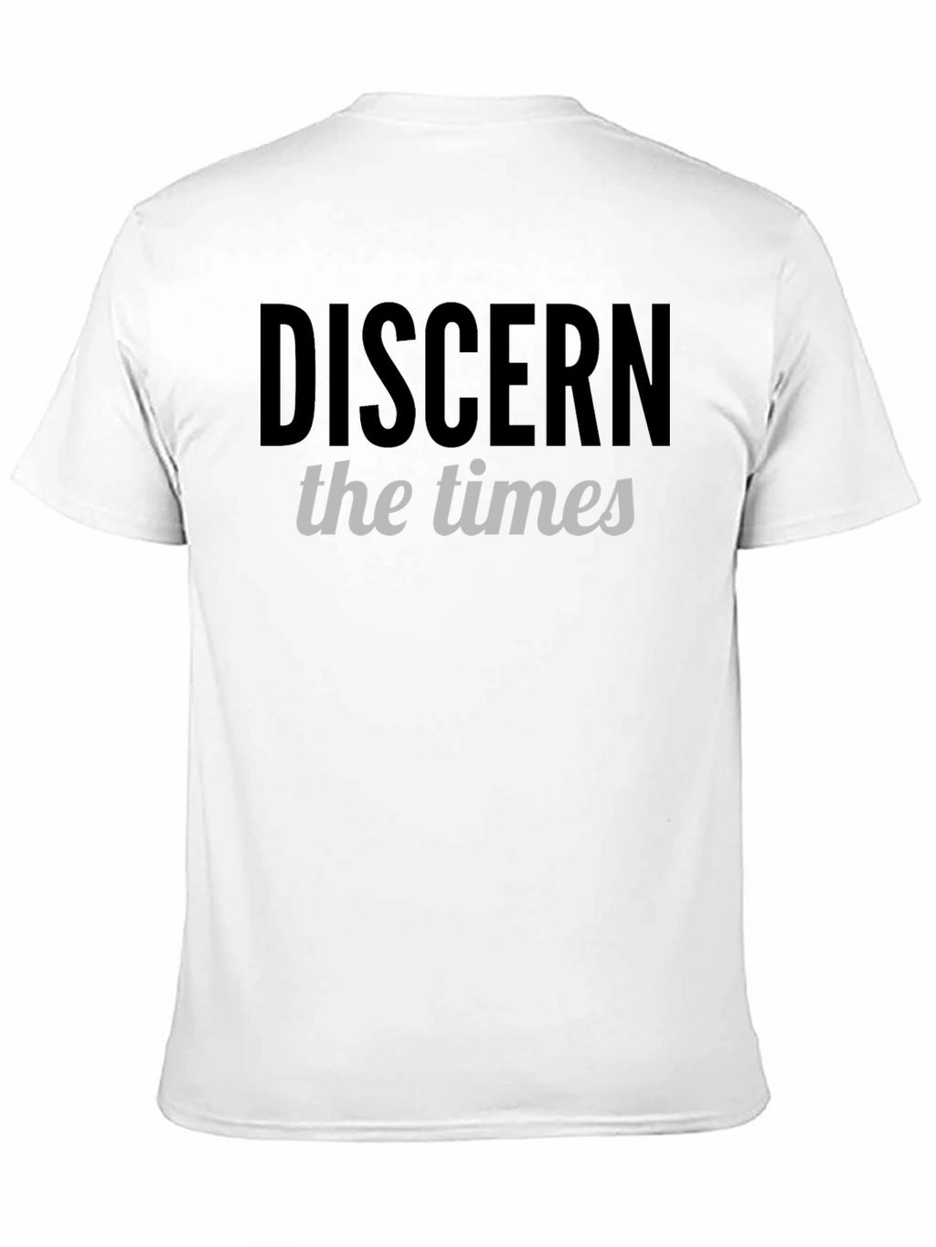 Discern the Times Graphic T-Shirt - Black
