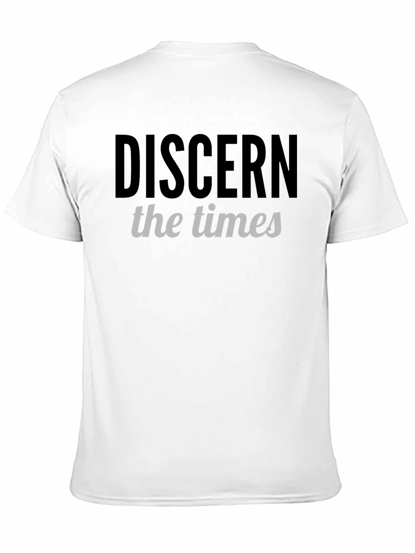 Discern the Times Graphic T-Shirt - Black