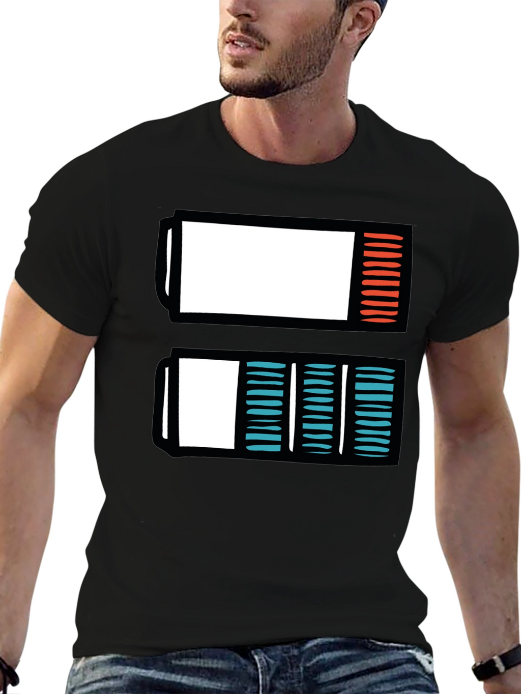 Battery Level Graphic Tee