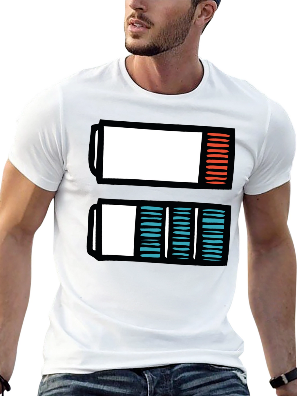Battery Level Graphic Tee