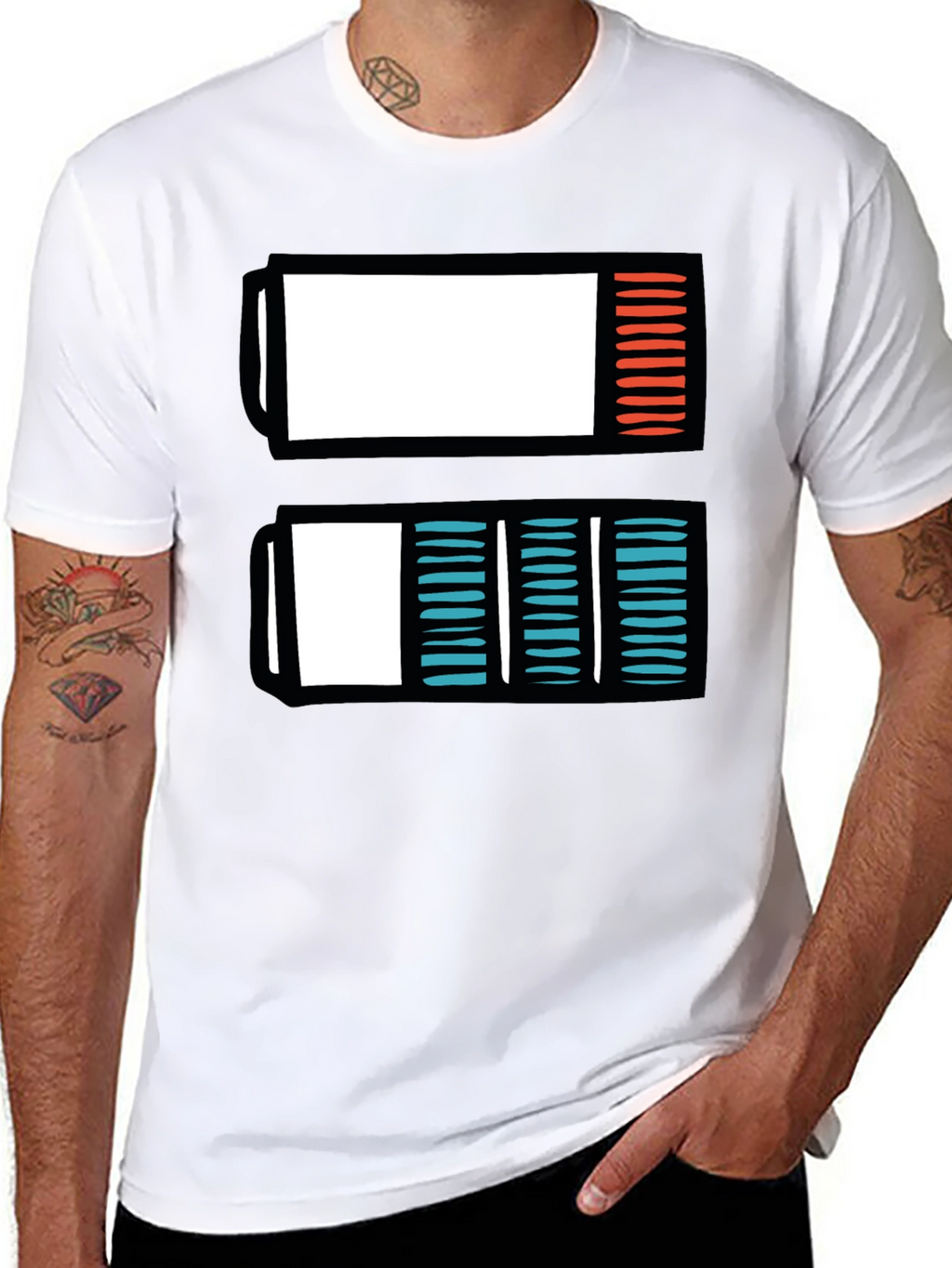Battery Level Graphic Tee