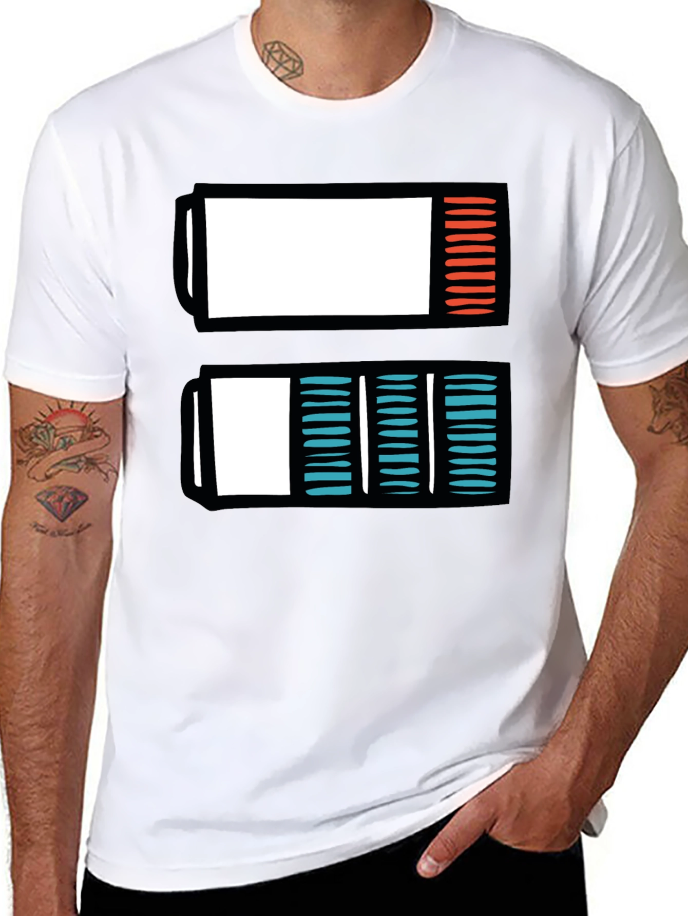 Battery Level Graphic Tee