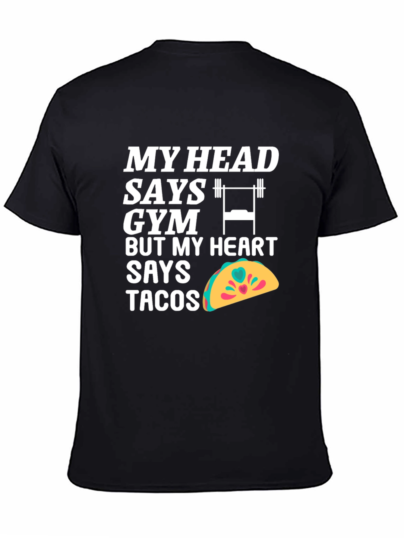 Funny Gym and Taco Lover T-Shirt