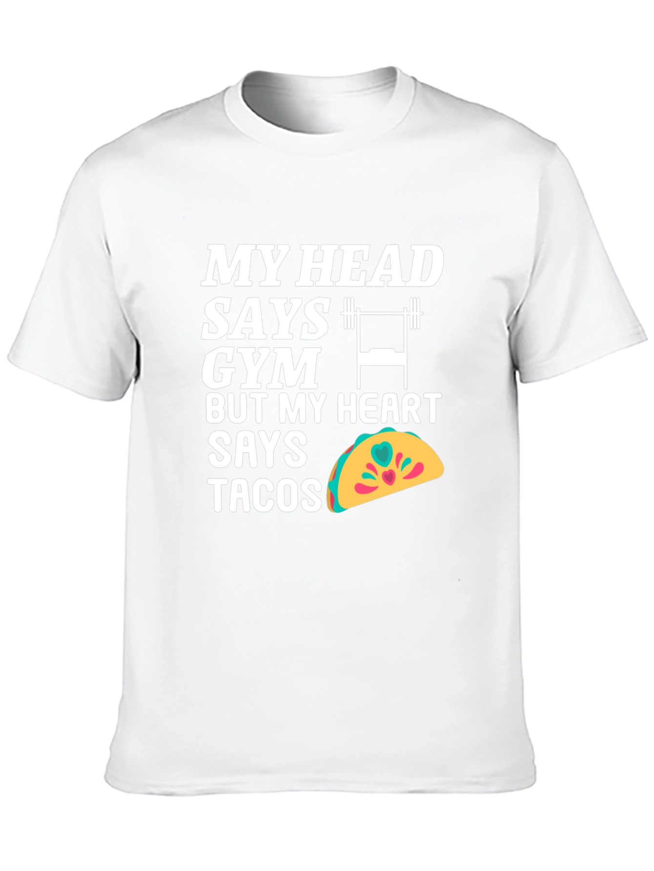 Funny Gym and Taco Lover T-Shirt