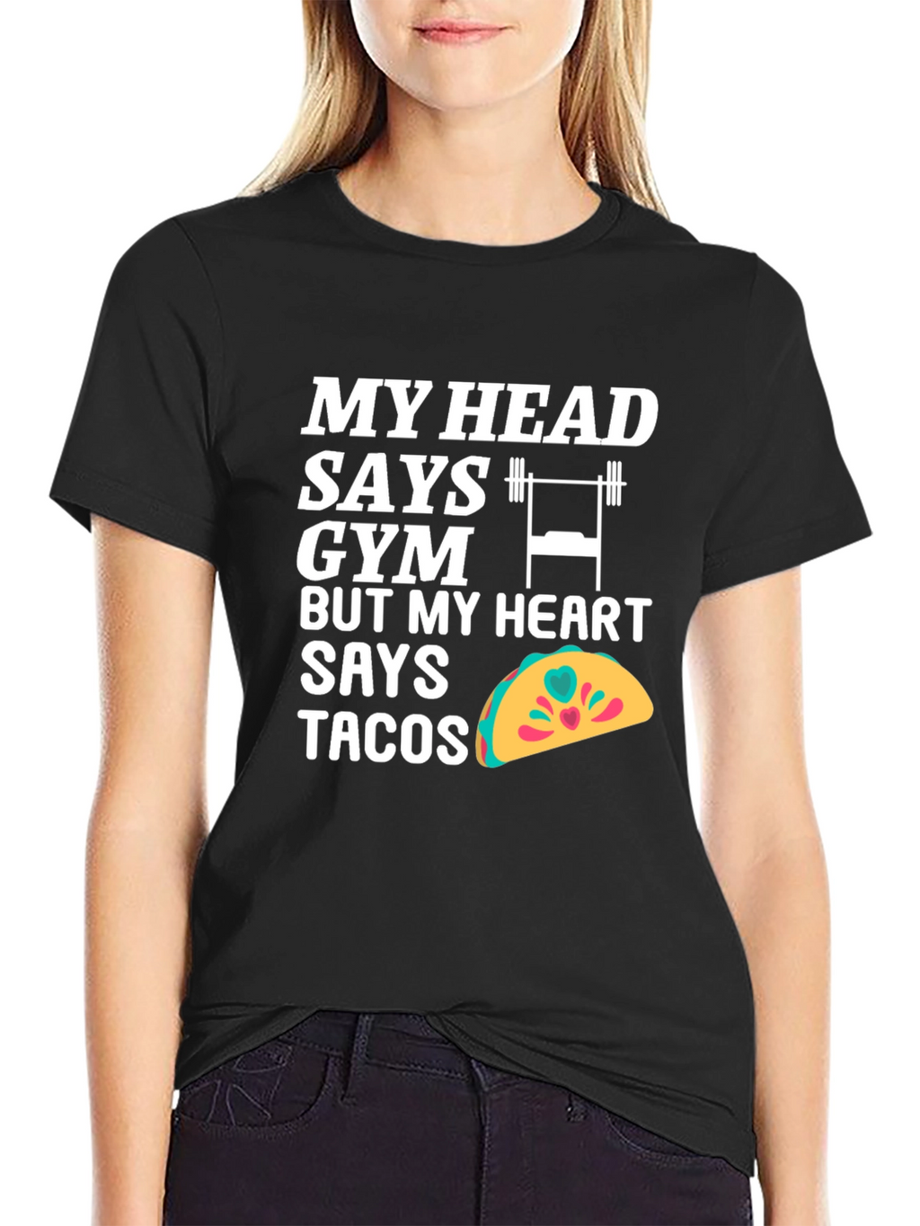 Funny Gym and Taco Lover T-Shirt