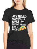 Funny Gym and Taco Lover T-Shirt