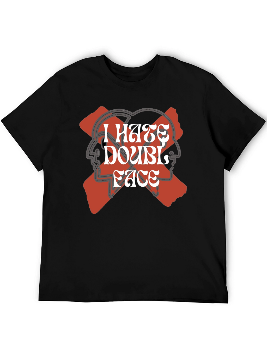 I Hate Double Face Graphic Tee
