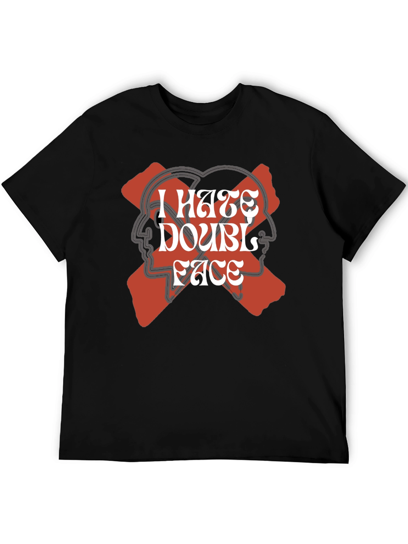 I Hate Double Face Graphic Tee