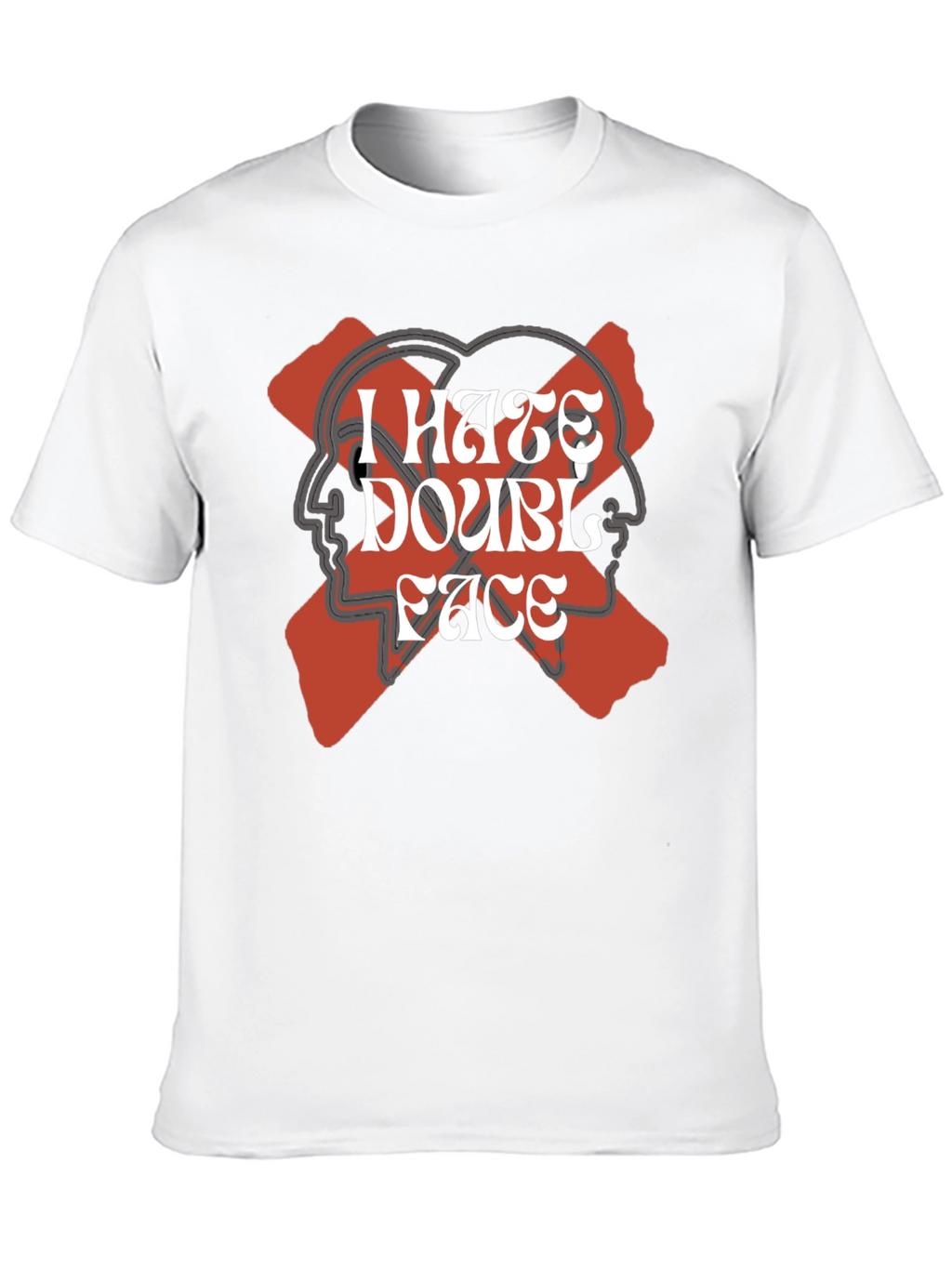 I Hate Double Face Graphic Tee