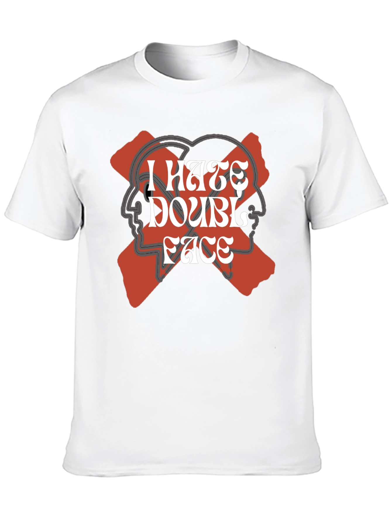 I Hate Double Face Graphic Tee