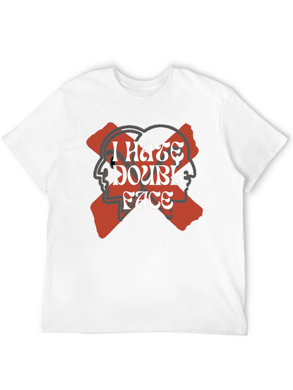 I Hate Double Face Graphic Tee