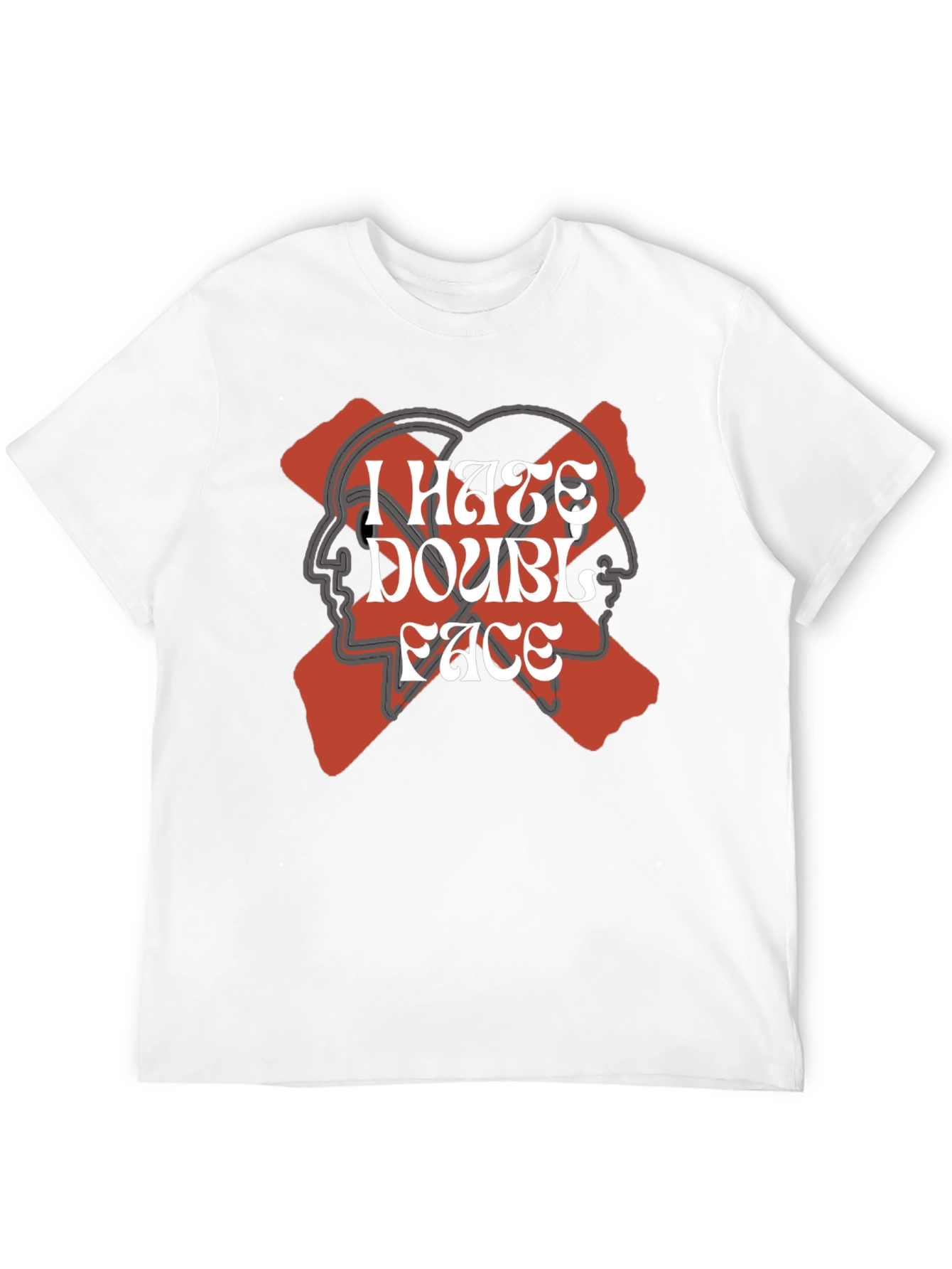 I Hate Double Face Graphic Tee