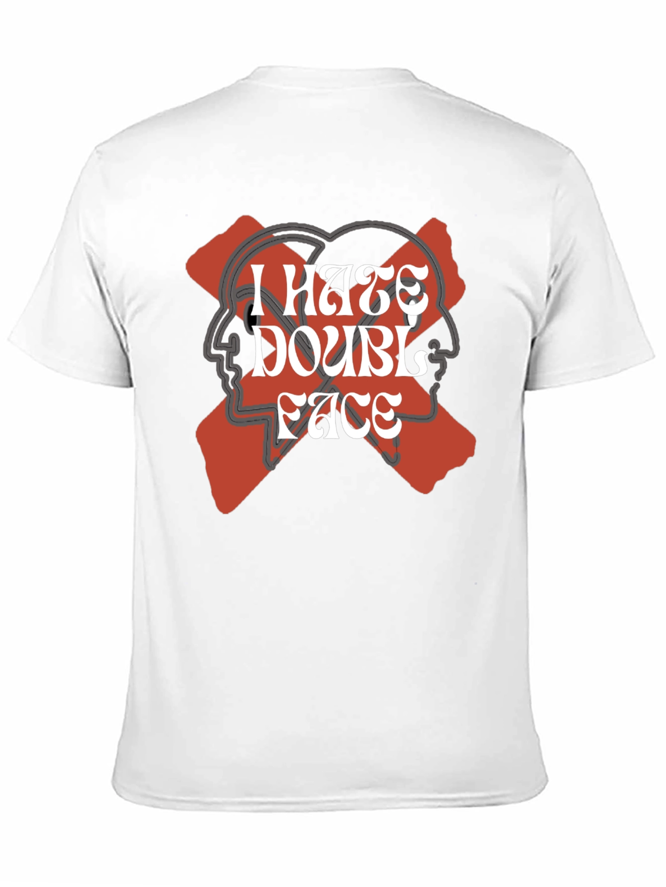 I Hate Double Face Graphic Tee