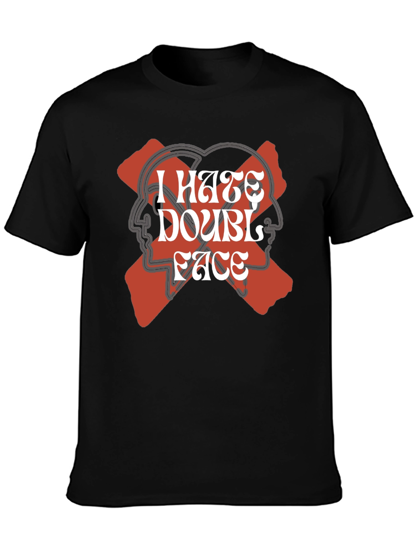 I Hate Double Face Graphic Tee