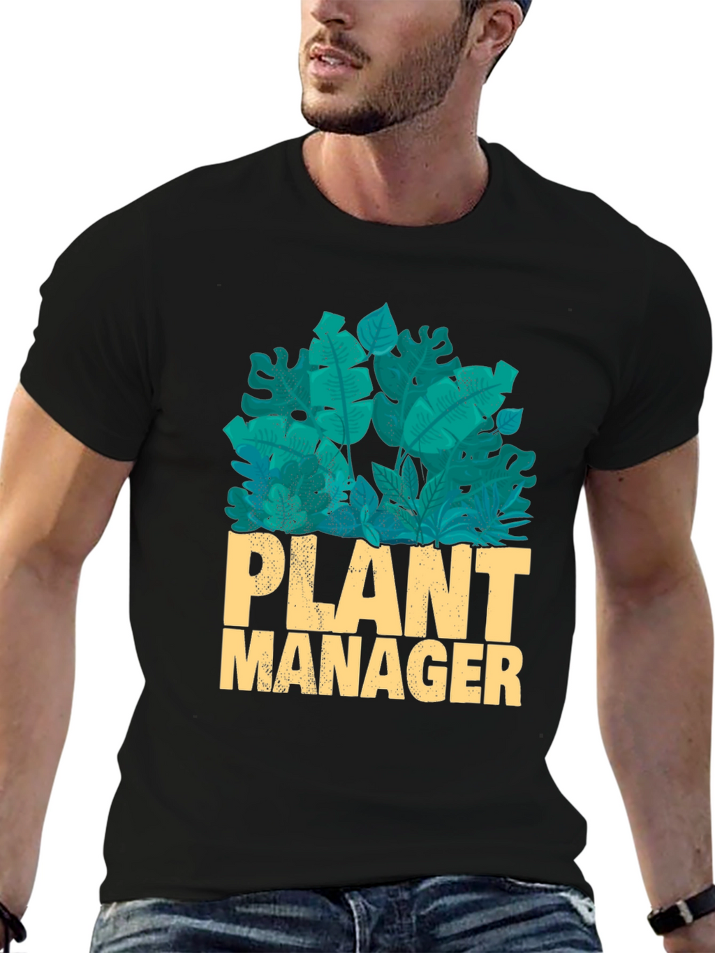 Plant Manager Graphic T-Shirt - Black