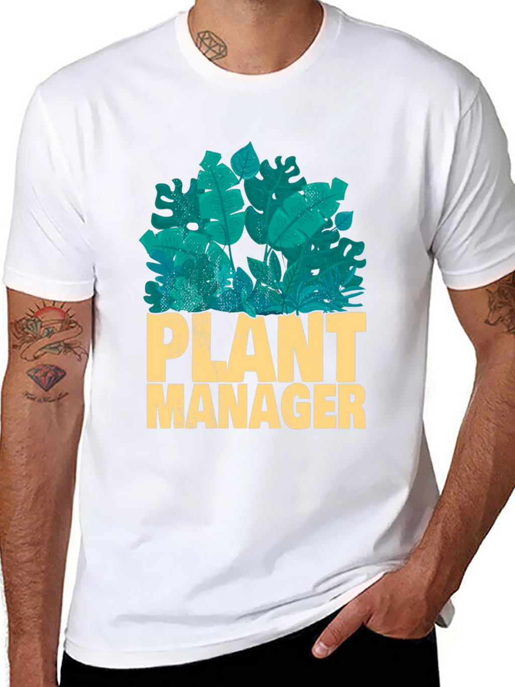 Plant Manager Graphic T-Shirt - Black