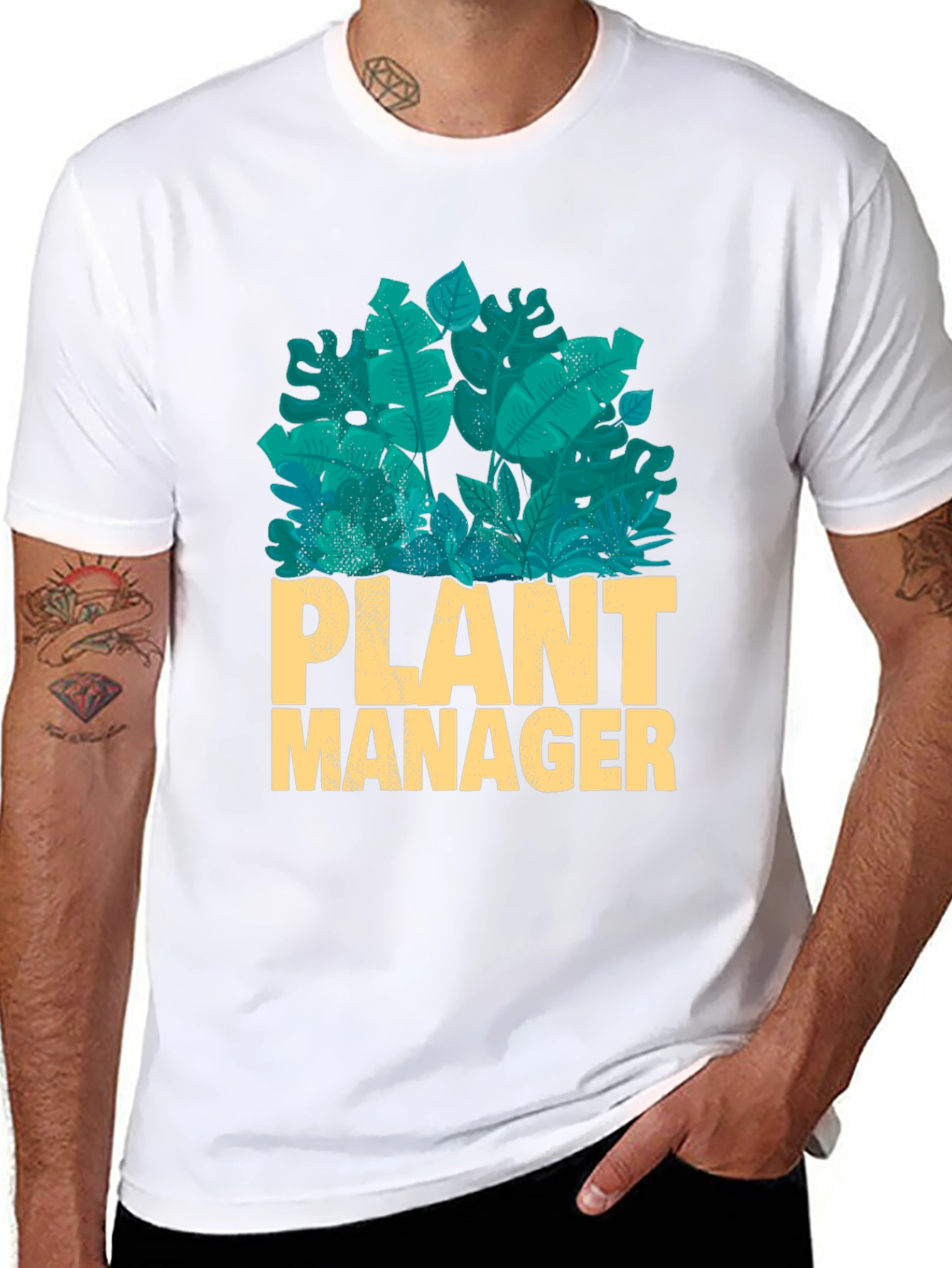 Plant Manager Graphic T-Shirt - Black