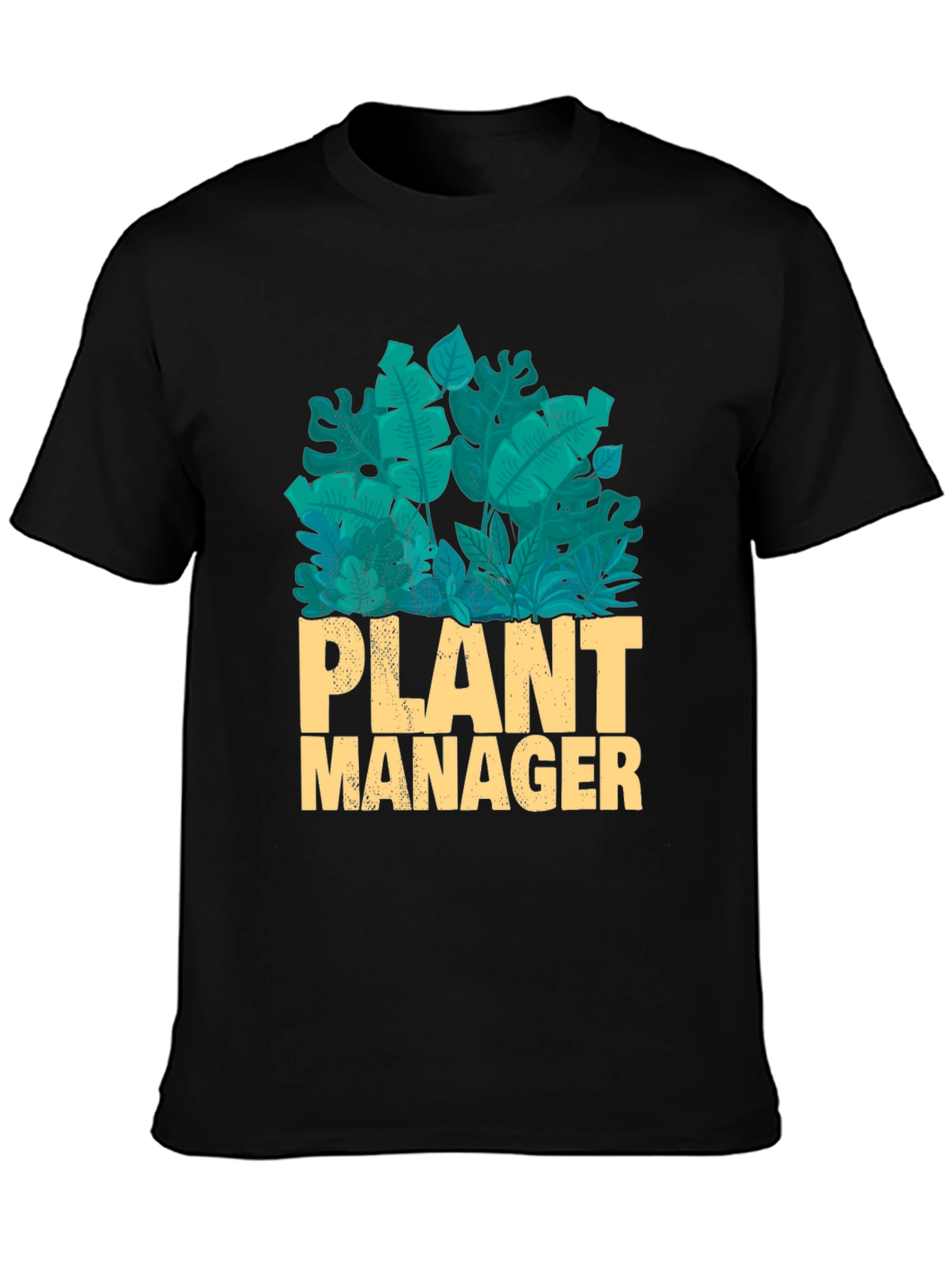 Plant Manager Graphic T-Shirt - Black