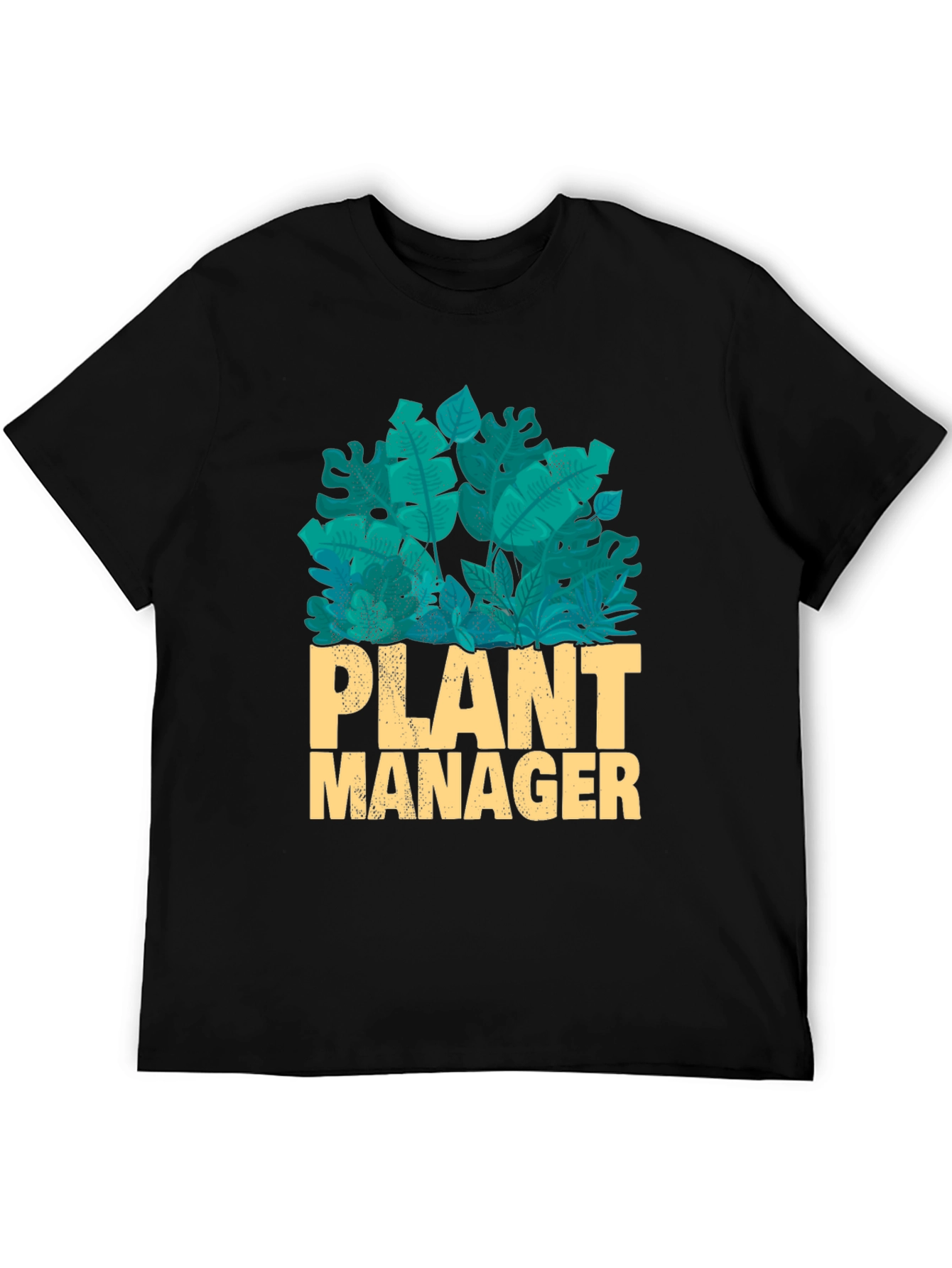 Plant Manager Graphic T-Shirt - Black