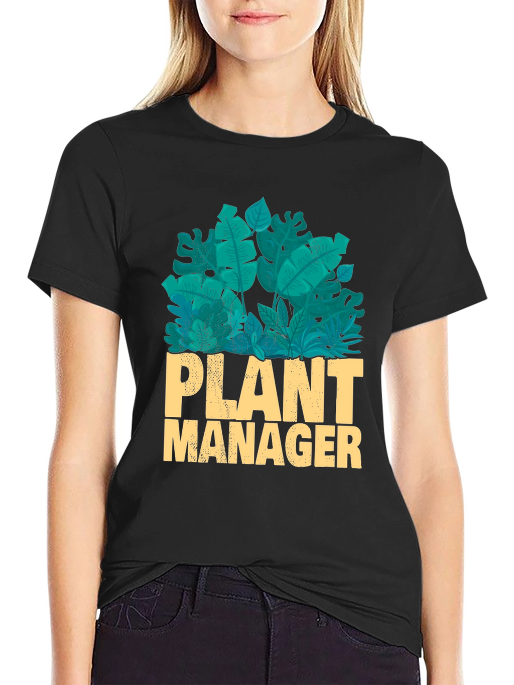Plant Manager Graphic T-Shirt - Black