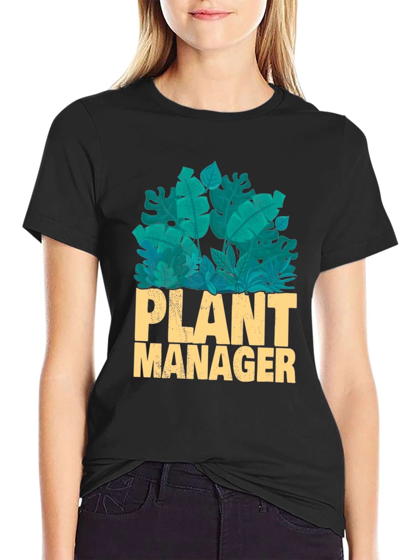 Plant Manager Graphic T-Shirt - Black