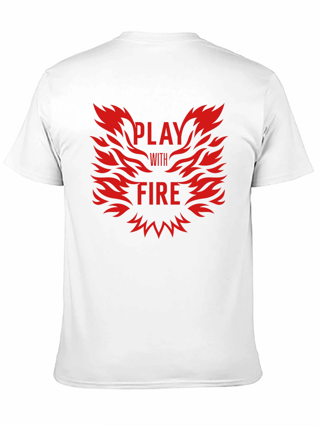 Play With Fire Black Graphic Tee