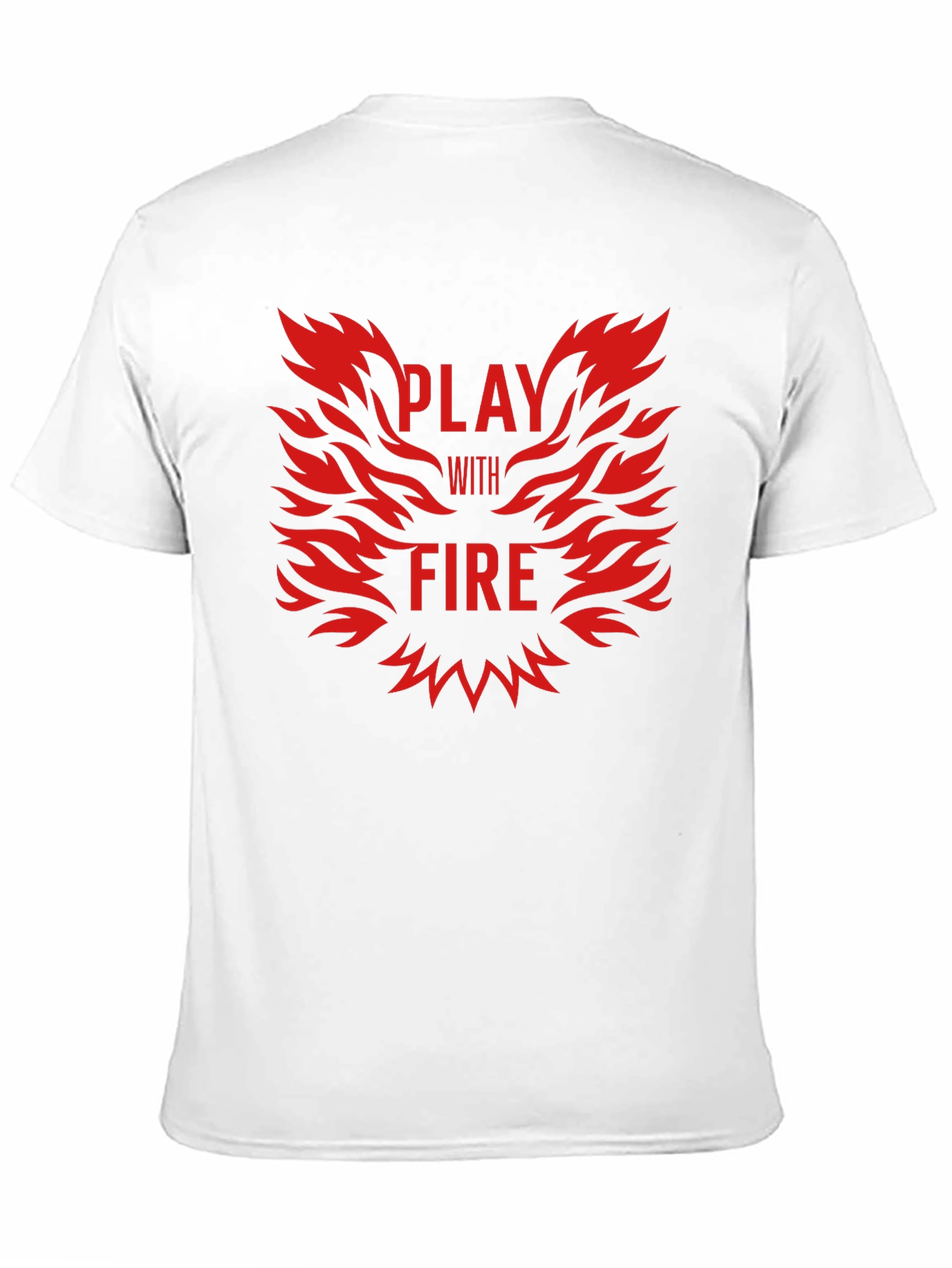 Play With Fire Black Graphic Tee