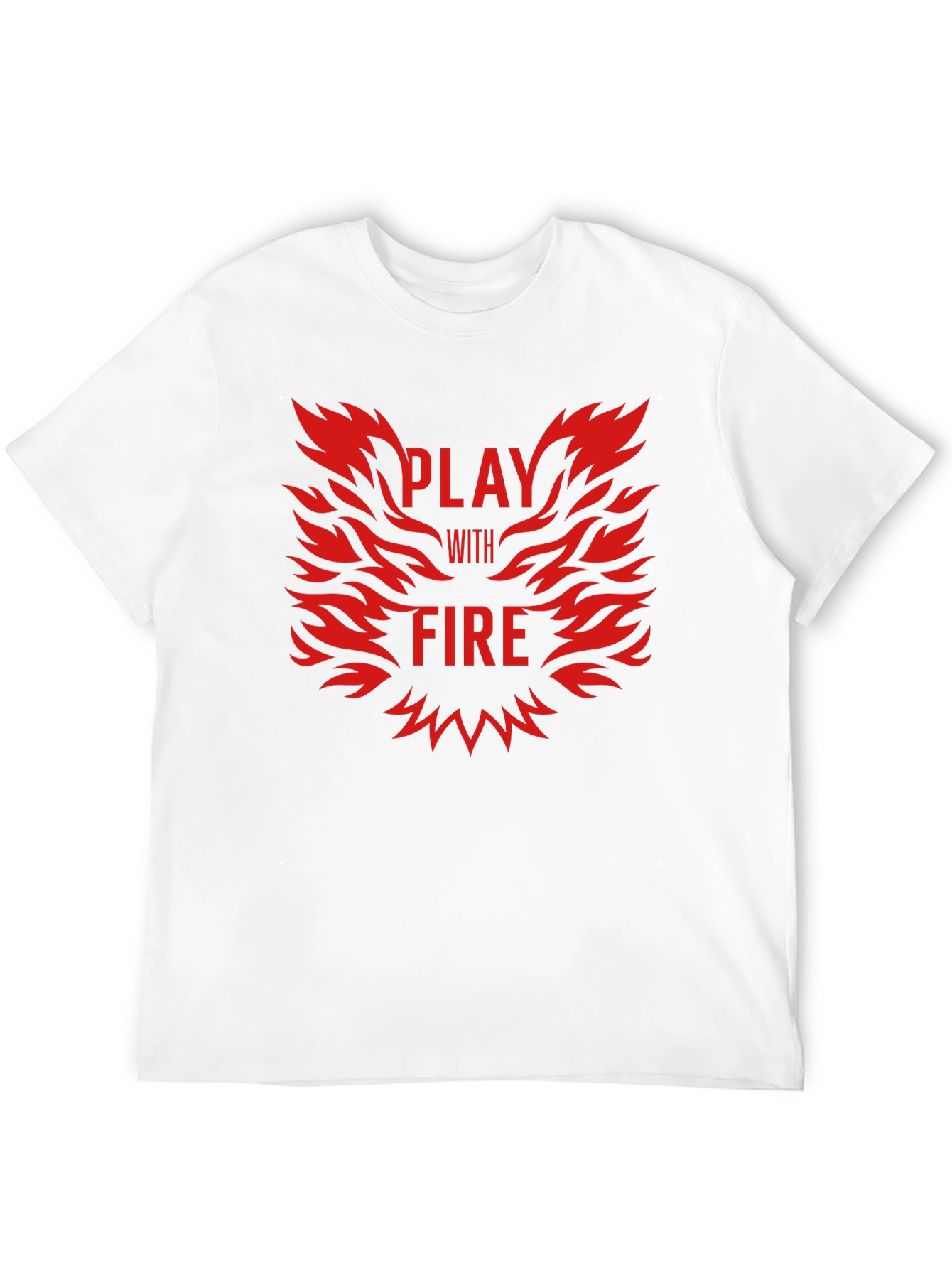 Play With Fire Black Graphic Tee