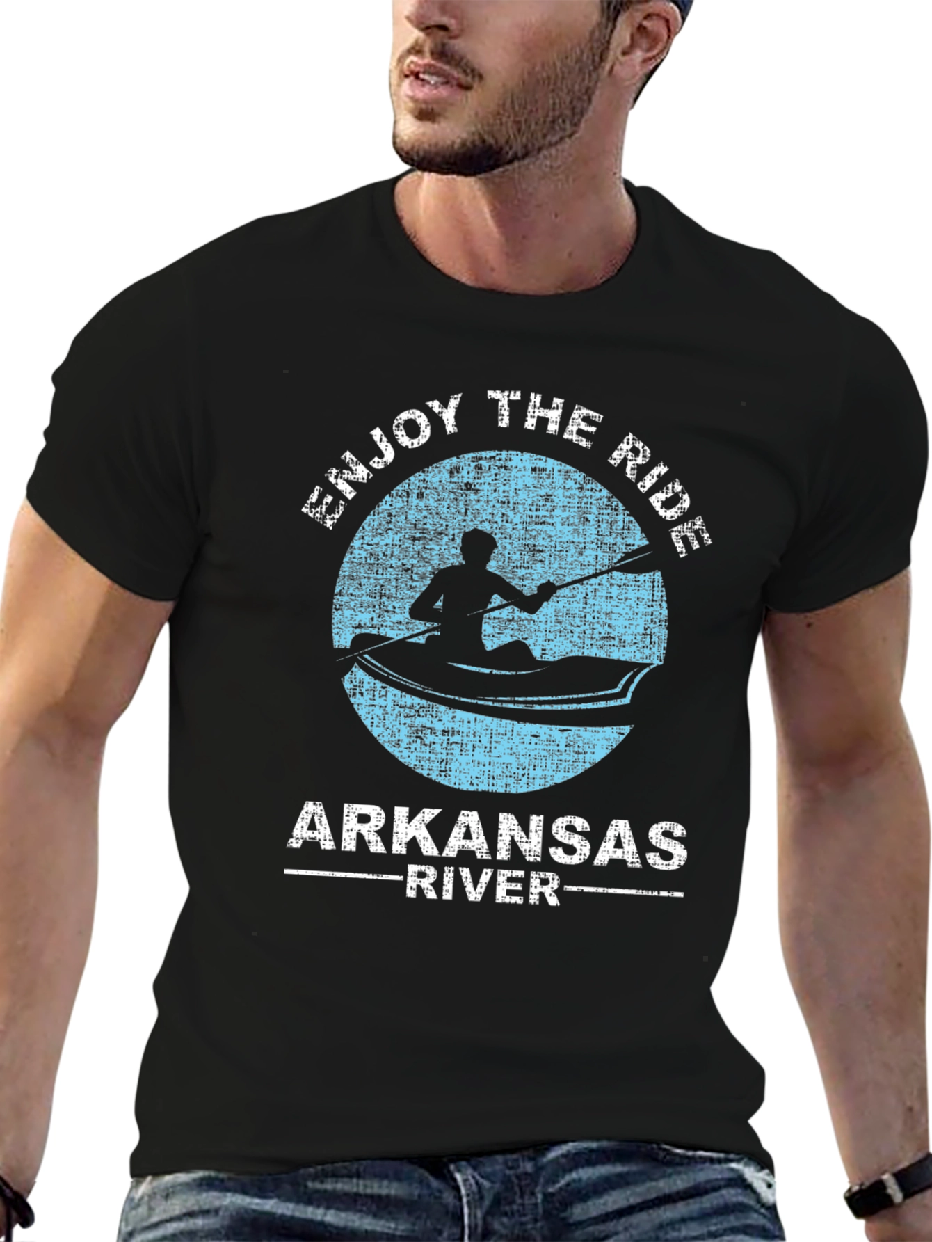 Enjoy the Ride Arkansas River Kayak T-Shirt