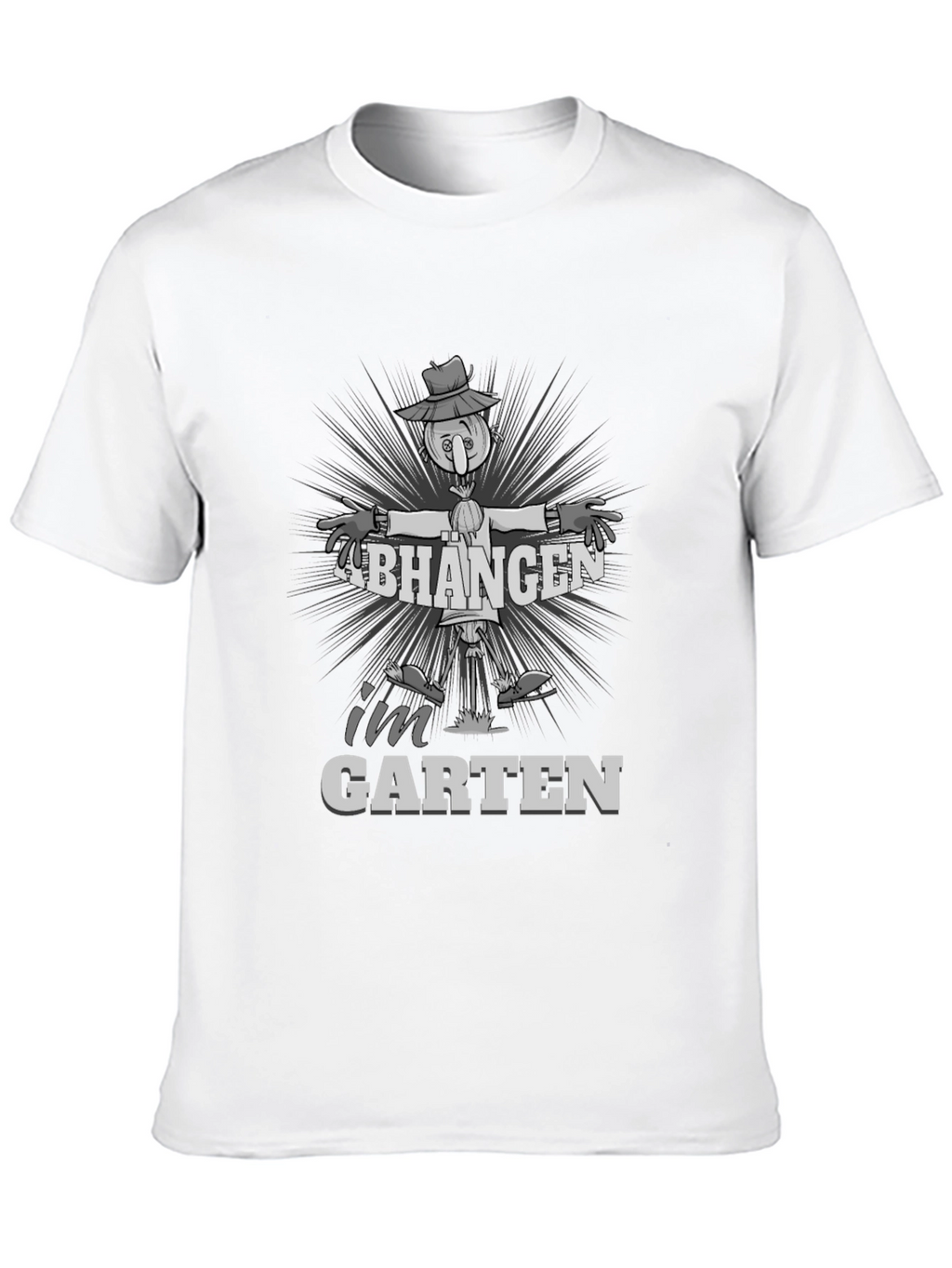 Fun Abhangen im Garten Scarecrow Graphic Tee