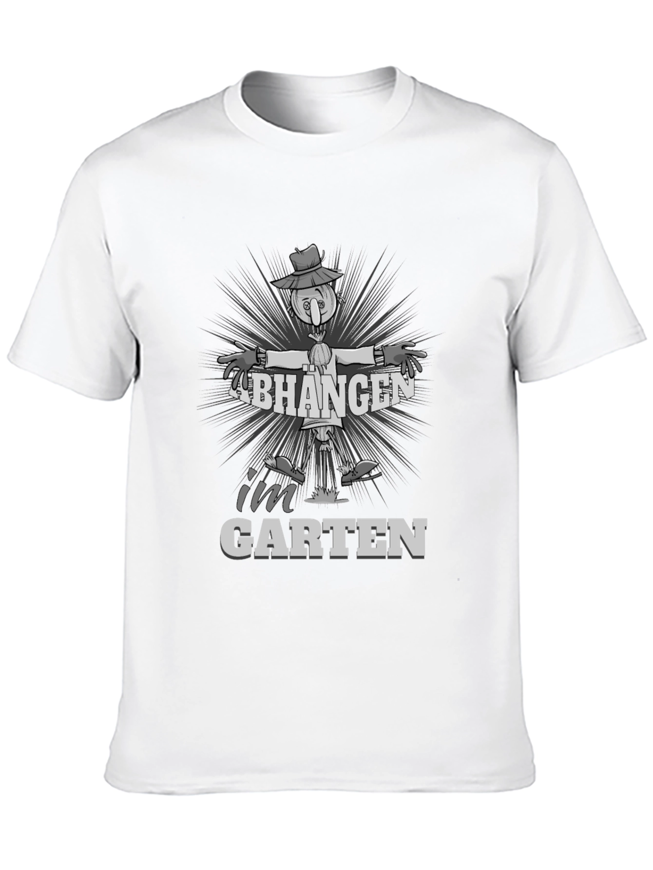 Fun Abhangen im Garten Scarecrow Graphic Tee
