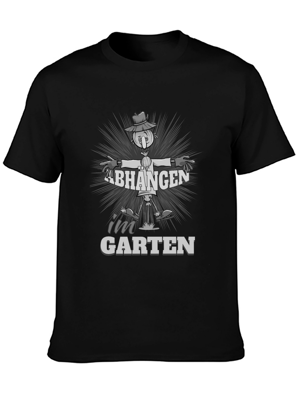 Fun Abhangen im Garten Scarecrow Graphic Tee