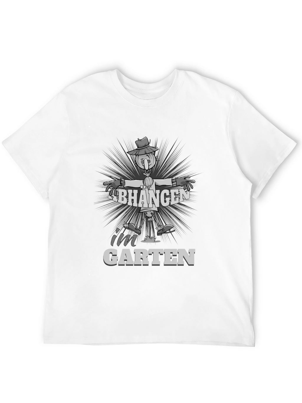 Fun Abhangen im Garten Scarecrow Graphic Tee
