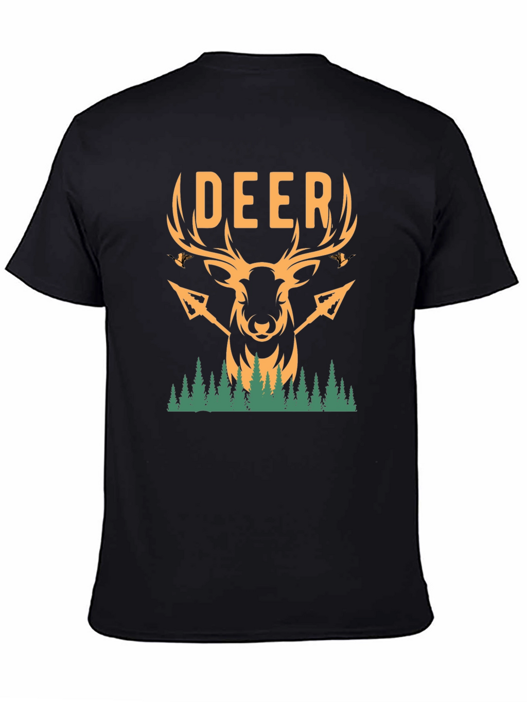 Deer Hunting Graphic Tee - Nature Lovers T-Shirt