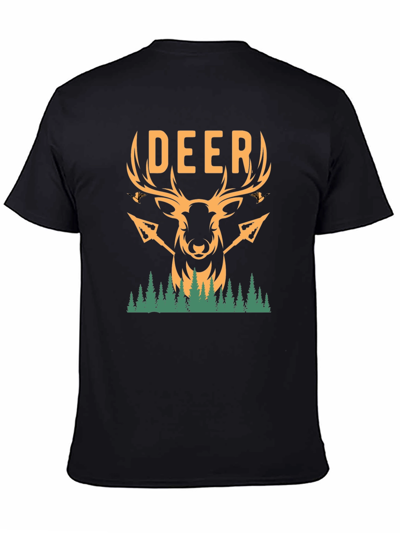 Deer Hunting Graphic Tee - Nature Lovers T-Shirt