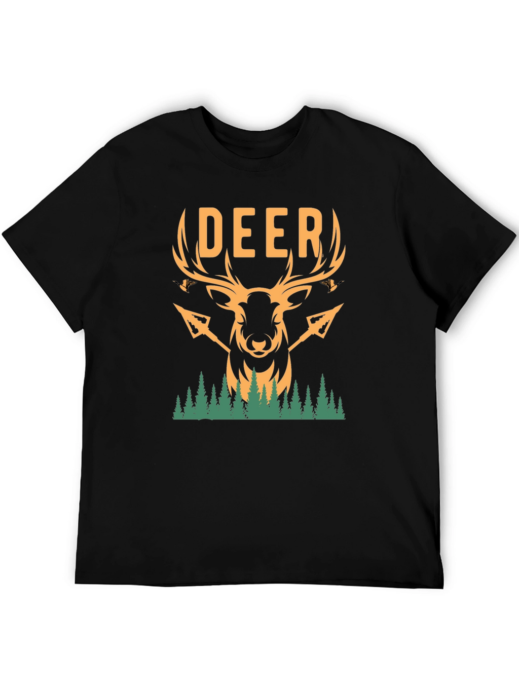 Deer Hunting Graphic Tee - Nature Lovers T-Shirt