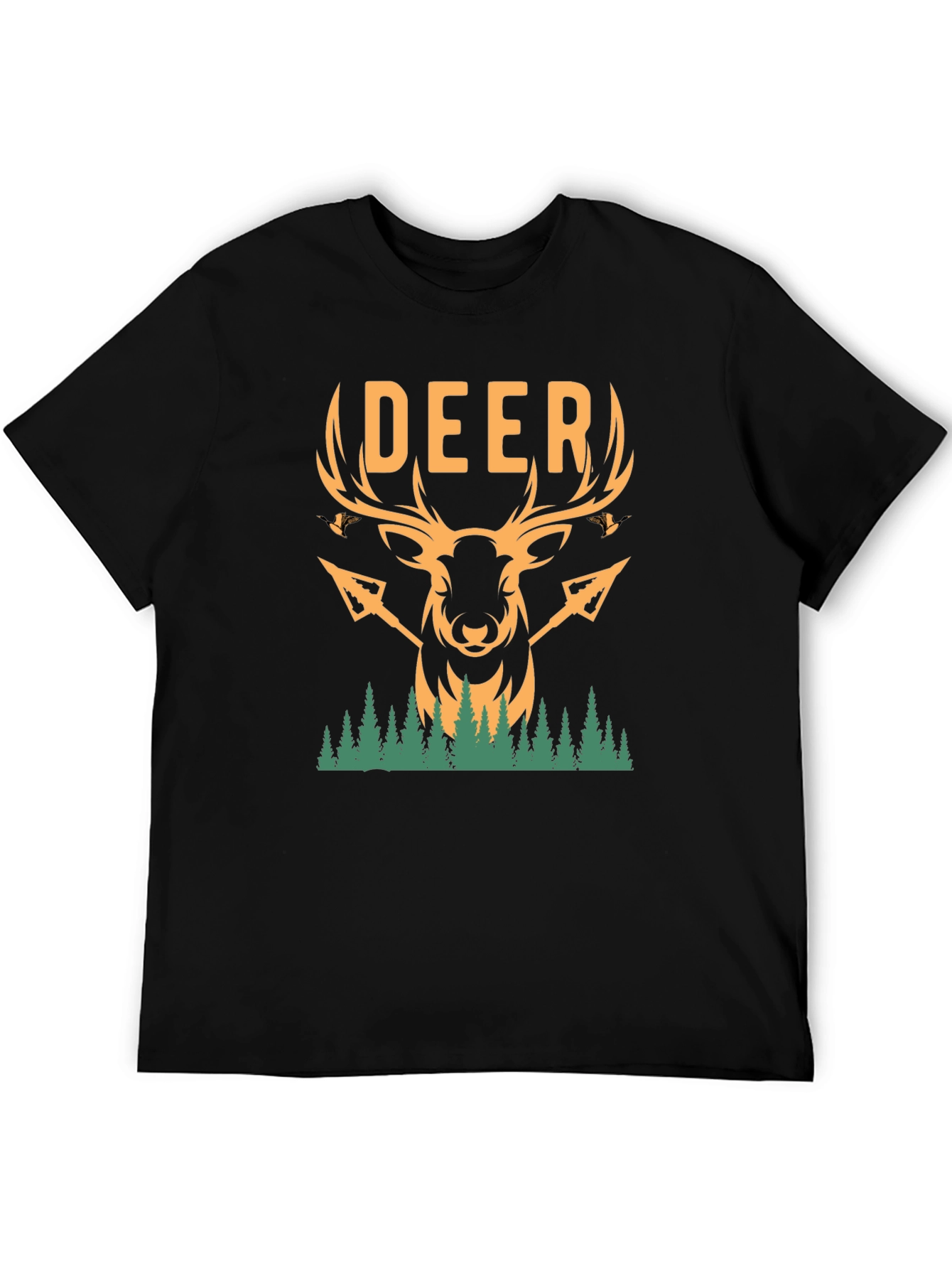 Deer Hunting Graphic Tee - Nature Lovers T-Shirt