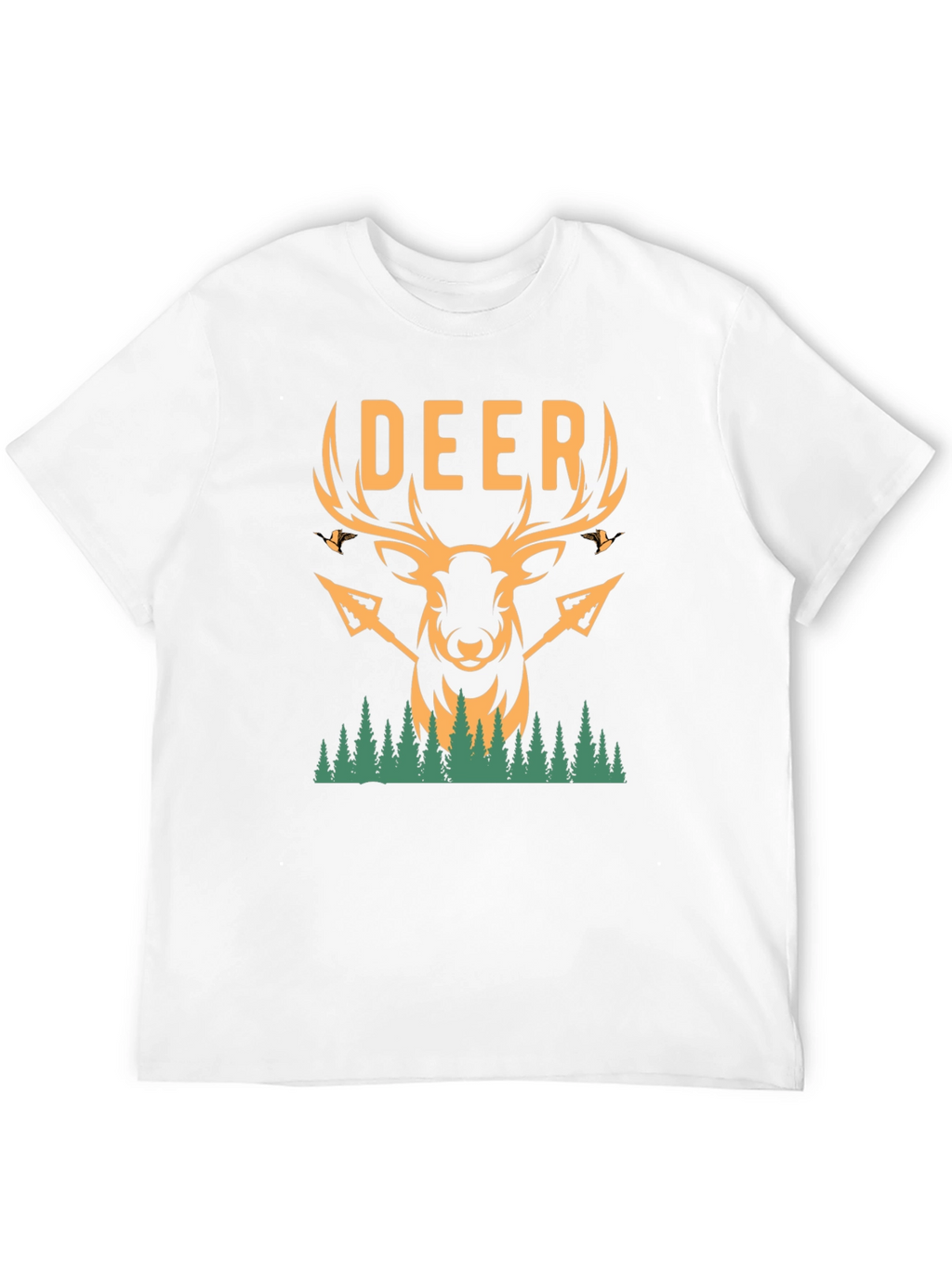 Deer Hunting Graphic Tee - Nature Lovers T-Shirt