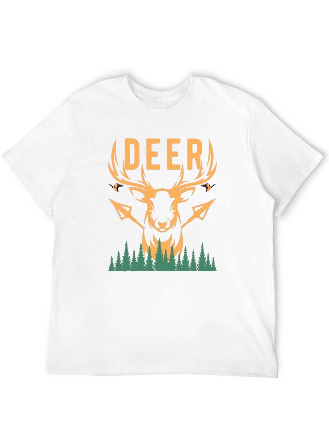 Deer Hunting Graphic Tee - Nature Lovers T-Shirt