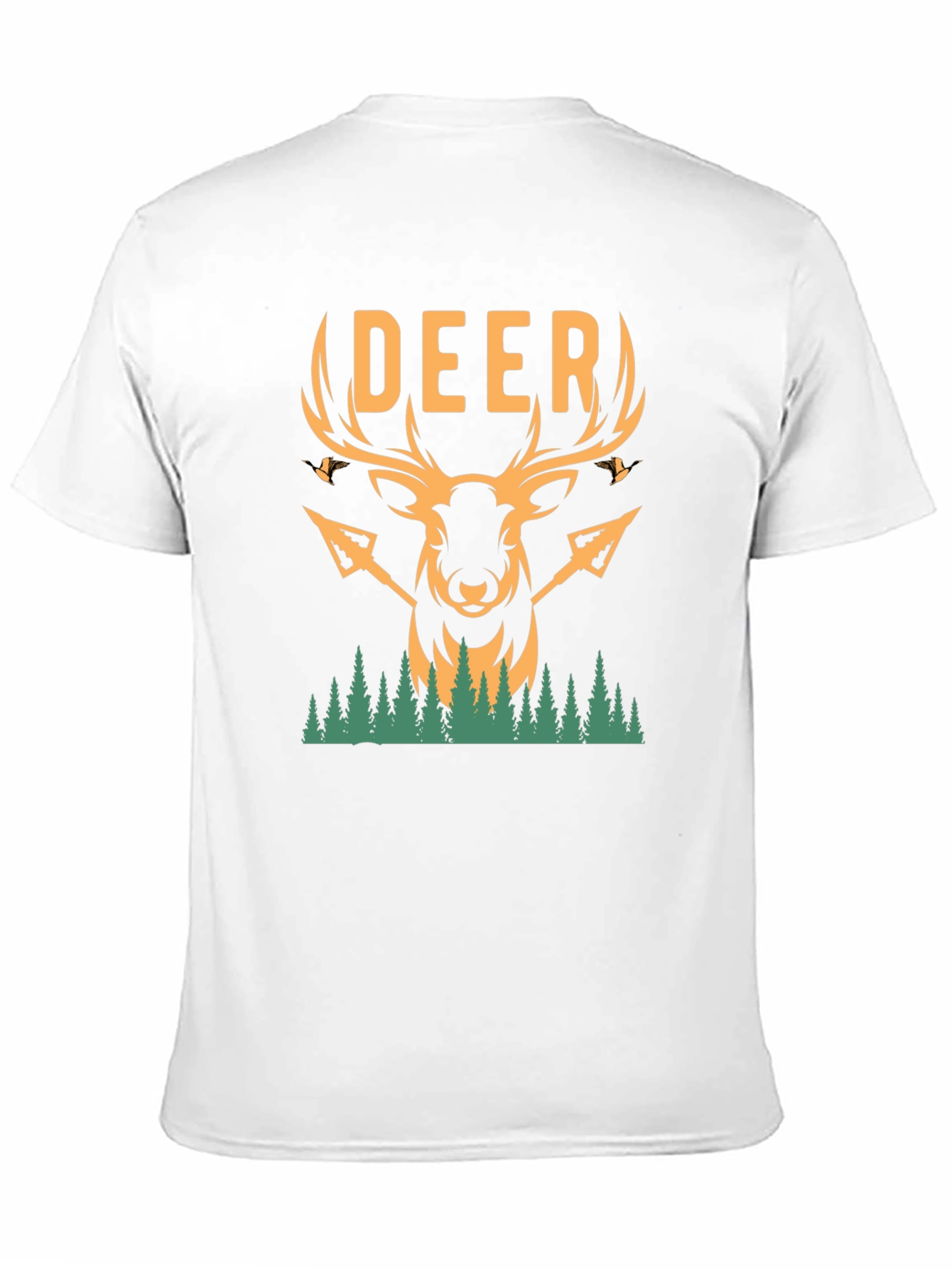 Deer Hunting Graphic Tee - Nature Lovers T-Shirt