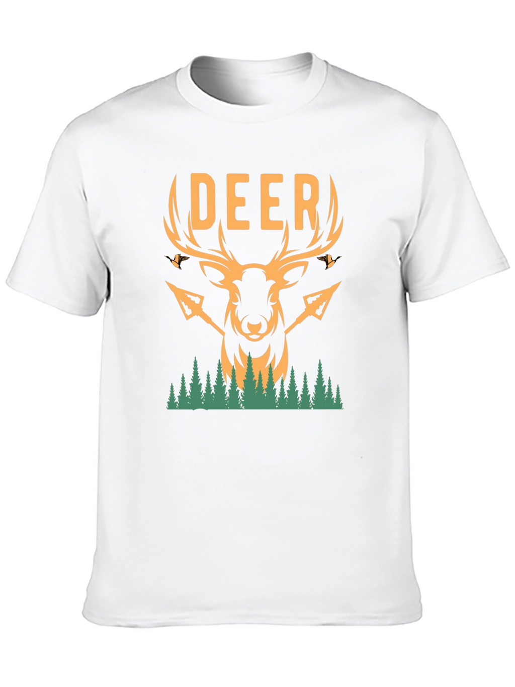 Deer Hunting Graphic Tee - Nature Lovers T-Shirt