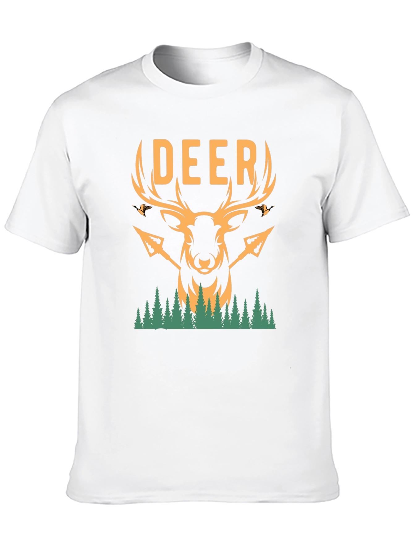 Deer Hunting Graphic Tee - Nature Lovers T-Shirt